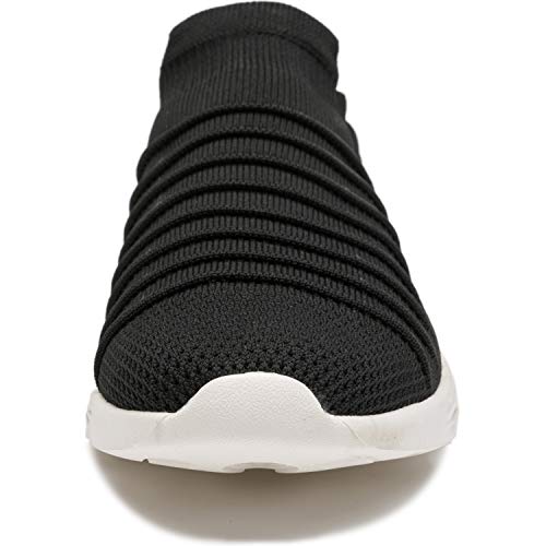 Zapatillas Casuales para Hombre Calzado Deportivo Bajas de Moda Sandalias de Verano Ligeras y Transpirables Negro 46