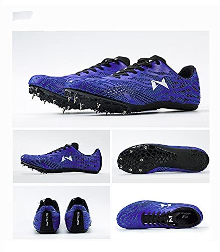 Zapatillas de Clavos Atletismo,con 7 Clavos,Unisex Spikes Atletismo para Pista,Antideslizantes,Atletismo para Velocidad Sprint