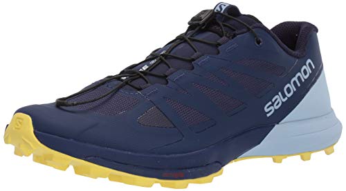 Zapatillas de Running para Mujer Salomon Sense Pro 3 Trail, Azul Marino, 38 2/3