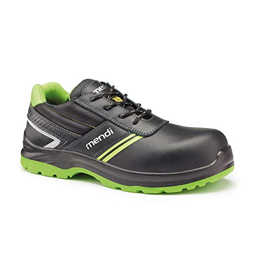 Zapatillas de Seguridad con Resistencia eléctrica Hombre y Mujer/Zapato de Trabajo cómodos con Puntera Reforzada en Fibra de Vidrio (no Acero) Calzado Laboral Antideslizantes (Numeric_37)