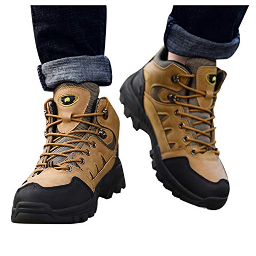Zapatillas Trekking Correas De Otoño Invierno para Hombres Botas Altas De Exterior Botas De Senderismo Impermeables