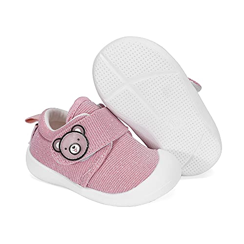 Zapatos Bebe Niña Primeros Pasos, Rosado, 20 EU (talla del fabricante 16)