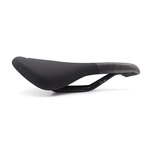 ZHANGQI Jiejie Store Lightweight Road Bike Saddle 155mm Fit para Hombres Mujeres Bicicleta Saddle Comfort MTB Montaña Bicicleta Sillín Asiento Ancho Carrera Asiento (Color : Style 1 White Dot)