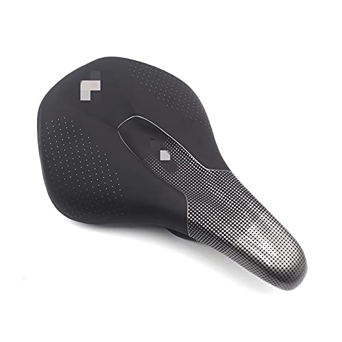 ZHANGQI Jiejie Store Lightweight Road Bike Saddle 155mm Fit para Hombres Mujeres Bicicleta Saddle Comfort MTB Montaña Bicicleta Sillín Asiento Ancho Carrera Asiento (Color : Style 1 White Dot)