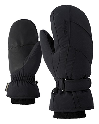 Ziener Gloves Karmani Guantes De Esquí Gore Tex De Mujer, Black, 7,5