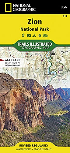 Zion National Park: Trails Illustrated National Parks: NG.NP.214 (National Geographic Trails Illustrated Map) [Idioma Inglés]