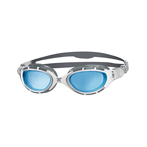 Zoggs Predator Flex Gafas de natación, Unisex, Plata/Blanco/Azul, Talla Única