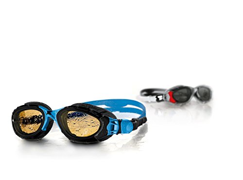 Zoggs Predator Flex Polarized Ultra Gafas de natación, Unisex, Black/Blue/Copper, Talla única