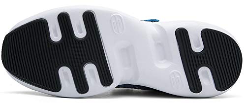 ZUSERIS Zapatillas de Deporte Mujer Hombre Transpirable Zapatillas para Correr Exterior Casual Fitness Calzados para Correr en Asfalto Sneaker Azul-Claro 43 EU = 44 CN