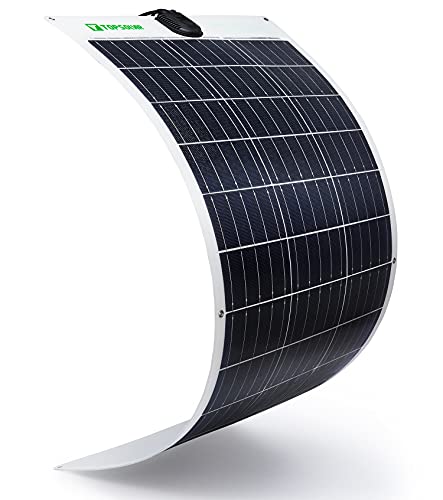 100W 12V Paneles Solares flexibles Solar Panel Module Flexible monocristalino fotovoltaico PV Solar Célula Solar Ideal Para Cargar de 12 Volt de Baterías