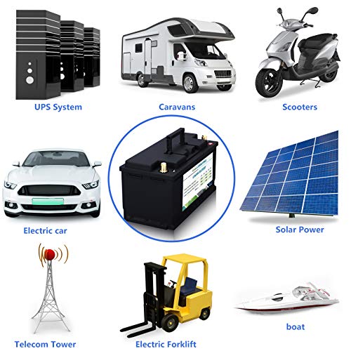 12V 100Ah Lifepo4 baterías de litio Hasta 7000 ciclos profundos para carrito de golf Solar RV Camper Batería marina y más aplicaciones incluyen cargador