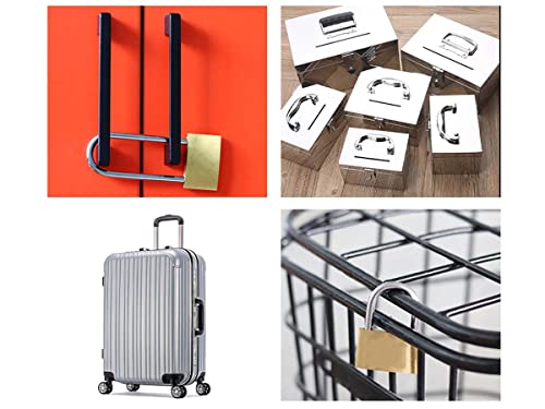 3 mini candado para equipaje, candado pequeño para maleta, mochila con armario, candado diario, 6 llaves incluidas