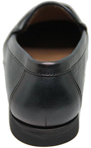 3689.Zapato Mocasín con Pala Lisa,Piel Becerro de Primera Calidad,Color Azul.Fabricado a Mano EN Inca Mallorca España (9.5)