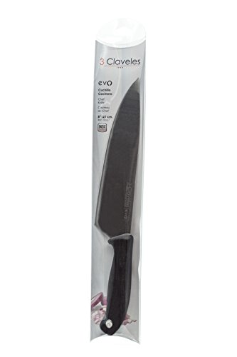3Claveles Evo - Cuchillo para cocinero, 20 cm, 8 pulgadas