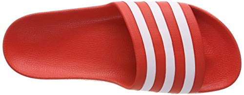 adidas Adilette Aqua Chanclas Unisex Adulto, Active Red/Footwear White/Active Red, 43 EU