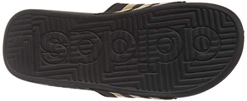 Adidas Adissage Zapatos de playa y piscina Unisex adulto, Negro (Negro 000), 48.5 EU (13 UK)