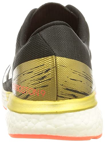 adidas Adizero Boston 9 W, Zapatillas de Running Mujer, Core Black FTWR White Gold Met, 37 1/3 EU