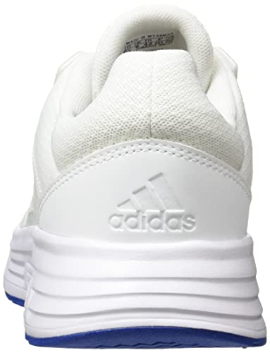 adidas Galaxy 5, Road Running Shoe Hombre, Cloud White/Cloud White/Team Royal Blue, 44 EU