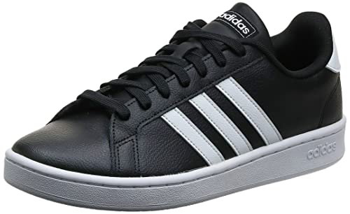 Adidas Grand Court, Zapatillas de Tenis Hombre, Negro (Negbás/Ftwbla/Ftwbla 000), 44 EU
