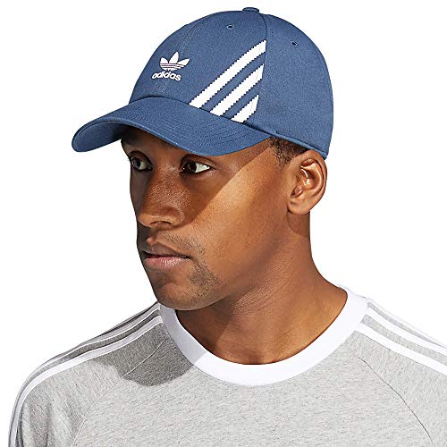 adidas Originals Men's SST Relaxed Fit Adjustable Cap, Crew Navy/White, One Size