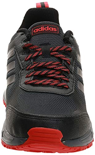 Adidas Rockadia Trail 3.0, Zapatillas Running Hombre, Negro (Core Black/Night Met./Active Red), 40 2/3 EU
