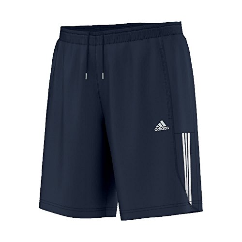 adidas Shorts Essentials Mid Chelsea Pantalón Corto, Unisex, Azul Marino/Blanco, M