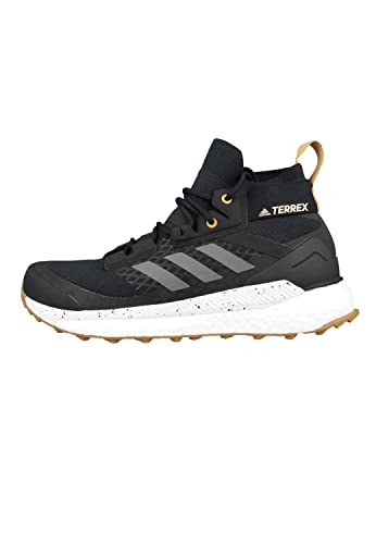 adidas Terrex Free Hiker Primeblue, Walking Shoe Hombre, Core Black/Grey/Mesa, 44 2/3 EU