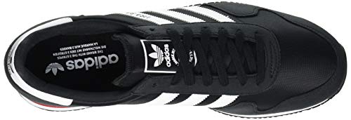 Adidas USA 84, Sneaker Hombre, Core Black/Cloud White/Scarlet, 40 EU