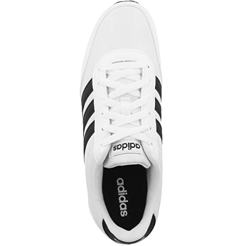 Adidas V Racer 2.0, Zapatillas de Deporte Hombre, Blanco (Ftwbla/Negbás/Negbás 000), 42 EU