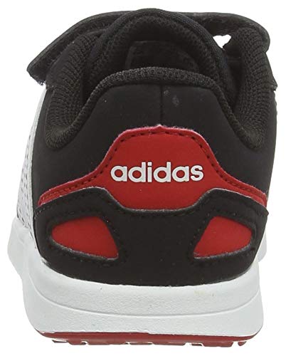 adidas VS Switch 3, Road Running Shoe Unisex bebé, Core Black/Cloud White/Scarlet, 20 EU