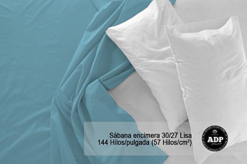 ADP Home - Sábana encimera (para Cama de 160 cm), Turquesa