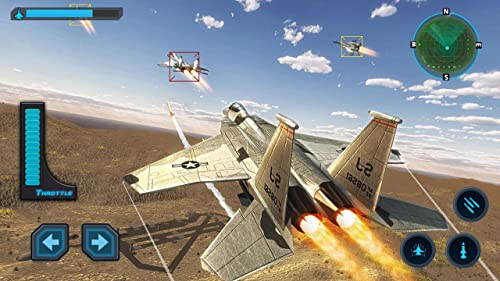 Air Jet Fighter Adventure Simulator 3D: Air Attack Pilot Strike Sky Combat Flight Simulator Warplanes of World War Army Survival Hero Avion Force Games Free For Kids 2018
