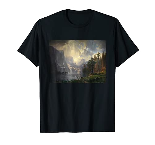 Albert Bierstadt entre las montañas de Sierra Nevada Camiseta
