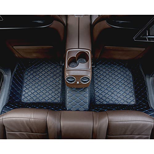 Alfombrillas de cuero para Mercedes-Benz Maybach Clase S 4seat 2014-2019 (RHD), cobertura completa impermeable delantera trasera juego de alfombras auto decorar accesorios