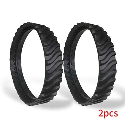 AmandaJ Neumáticos de pista de repuesto para Zodiac MX6 MX8, 2 piezas de repuesto para pistas de limpieza de piscina
