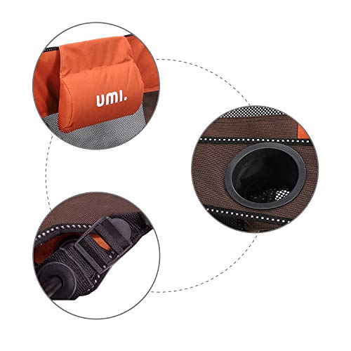 Amazon Brand – Umi Silla de Camping Plegable, Ideal para acambaca/Senderismo/Viaje/Caza/Pesca