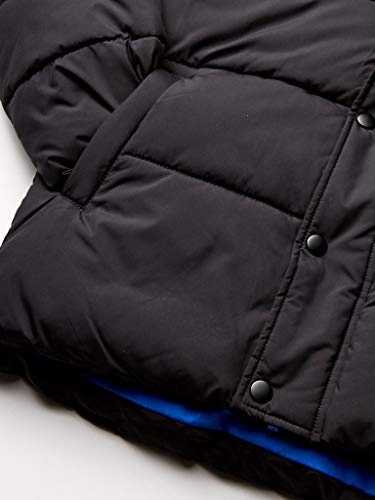 Amazon Essentials Heavy-Weight Hooded Puffer Coat Dress-Coats, Negro, S