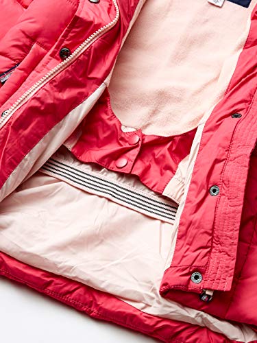 Amazon Essentials Heavy-Weight Hooded Puffer Coat Dress-Coats, Rosado (Raspberry Pink), XL