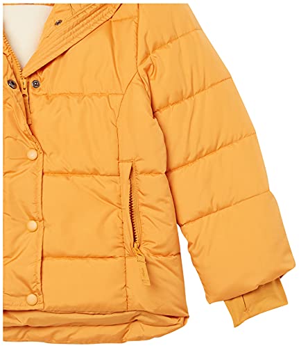 Amazon Essentials Heavy-Weight Hooded Puffer Jackets Chaqueta, Amarillo Dorado, 9-10 años