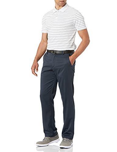Amazon Essentials Pantalón de Golf Elástico de Ajuste Clásico Hombre, Azul Marino, 42W / 29L