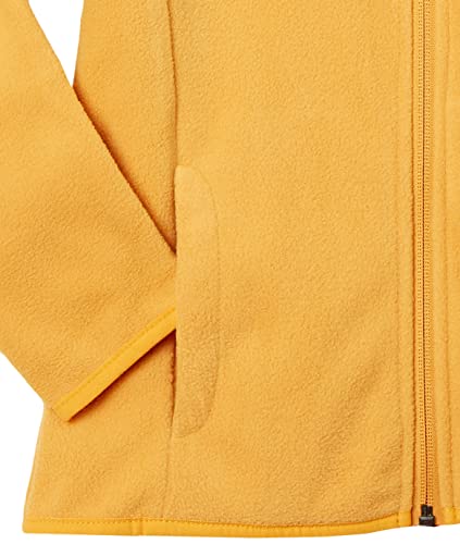 Amazon Essentials Polar Fleece Full-Zip Mock Jackets Chaqueta, Amarillo Dorado, 10 años