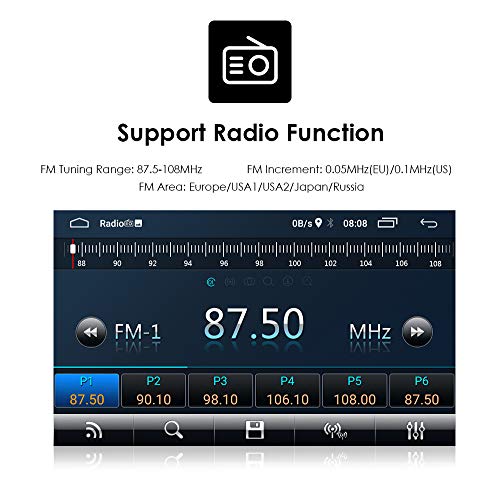 Android 10 Car Radio Estéreo con Pantalla táctil capacitiva de 7 Pulgadas para Opel, 2 DIN Navegación GPS Soporte Conexión USB Control de Rueda Cámara retrovisora Bluetooth