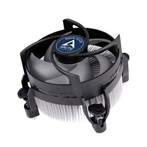 ARCTIC Alpine 12 CO - Disipador de CPU, Enfriador de CPU para Intel, Funcionamiento Continuo, Ventilador PWM de 92 mm, con Compuesto Térmico MX-2 Pre-aplicado, Fácil Instalación