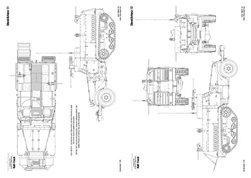 Armored Personnel Carrier M2/M3/M4 Half-Track: 7084 (Top Drawings)