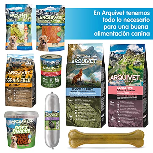 ARQUIVET Pescadito seco 100 gr - Snacks 100% Naturales - Chuches, premios, golosinas y recompensas para Perros - Complemento alimentario canino - Alto Contenido de proteínas
