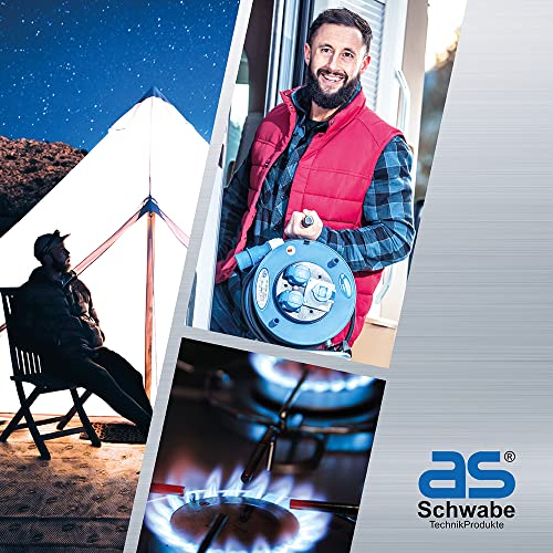 AS-Schwabe 60488 H07RN-F - Cable adaptador para exteriores (230 V, 16 A, 1,5 m, 3G2,5, IP44)