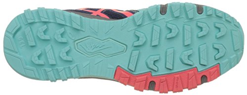 Asics Gel-FujiAttack 5, Zapatillas de Trail Running Mujer, (Aqua Splash/Diva Pink/Indigo Blue), 36 EU