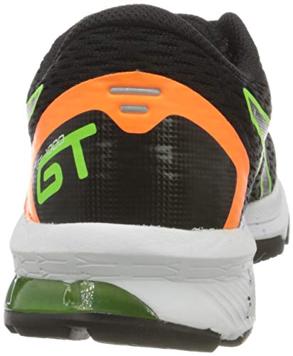 Asics GT-1000 9 GS, Zapatos para Correr, Black/Green Gecko, 36 EU
