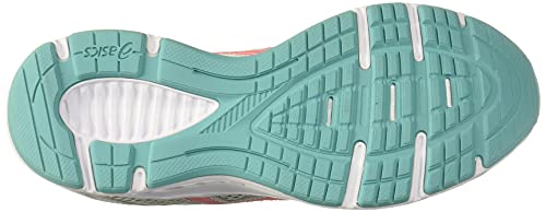 Asics Jolt 2, Zapatos para Correr Mujer, Glacier Grey Sunrise Red, 37 EU