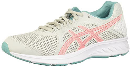 Asics Jolt 2, Zapatos para Correr Mujer, Glacier Grey Sunrise Red, 37 EU